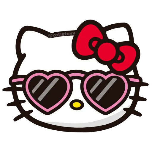 😎 Эмодзи «Hello Kitty ➡» для Telegram