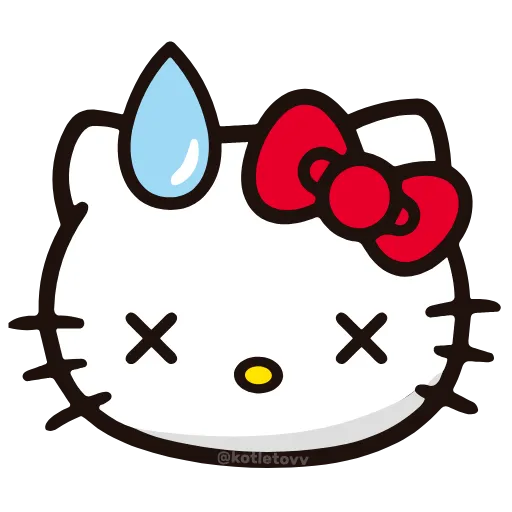 😵 Эмодзи «Hello Kitty ➡» для Telegram