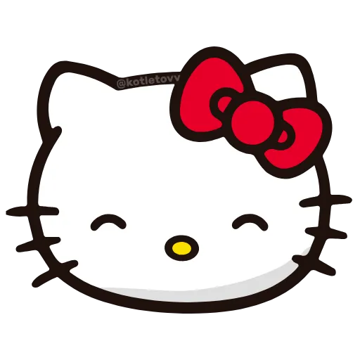 ☺️ Эмодзи «Hello Kitty ➡» для Telegram