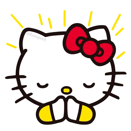 🙏 Эмодзи «Hello Kitty ➡» для Telegram