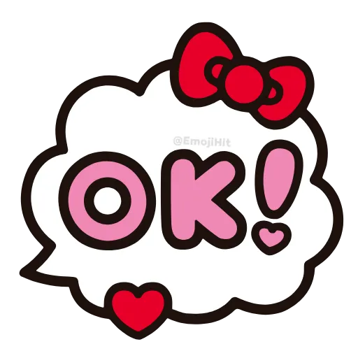 🆗 Эмодзи «Hello Kitty ➡» для Telegram