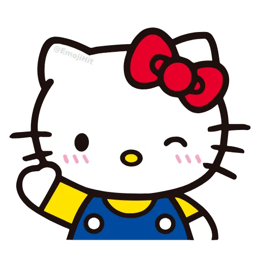 😉 Эмодзи «Hello Kitty ➡» для Telegram