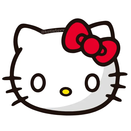 😳 Эмодзи «Hello Kitty ➡» для Telegram