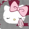 🤍 Эмодзи «𝓗𝐞𝐥𝐥𝐨 𝓚𝐢𝐭𝐭𝐲 𝓫𝔂» для Telegram