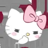 🤍 Эмодзи «𝓗𝐞𝐥𝐥𝐨 𝓚𝐢𝐭𝐭𝐲 𝓫𝔂» для Telegram