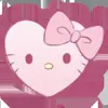 🤍 Эмодзи «𝓗𝐞𝐥𝐥𝐨 𝓚𝐢𝐭𝐭𝐲 𝓫𝔂» для Telegram
