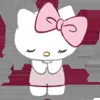 🤍 Эмодзи «𝓗𝐞𝐥𝐥𝐨 𝓚𝐢𝐭𝐭𝐲 𝓫𝔂» для Telegram