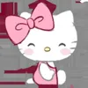 🤍 Эмодзи «𝓗𝐞𝐥𝐥𝐨 𝓚𝐢𝐭𝐭𝐲 𝓫𝔂» для Telegram