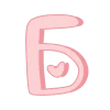 🤩 Эмодзи «Girly vibe - розовые буквы, иконки» для Telegram