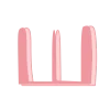 🤩 Эмодзи «Girly vibe - розовые буквы, иконки» для Telegram