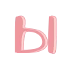 🤩 Эмодзи «Girly vibe - розовые буквы, иконки» для Telegram