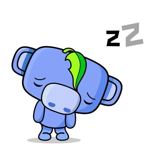 😴 Эмодзи «Hello Wumpus» для Telegram