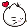 🤩 Эмодзи «⠀ ⠀ ⠀ ⠀ Hello kitty» для Telegram