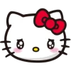 🤩 Эмодзи «⠀ ⠀ ⠀ ⠀ Hello kitty» для Telegram