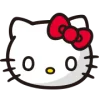 🤩 Эмодзи «⠀ ⠀ ⠀ ⠀ Hello kitty» для Telegram