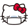 🤩 Эмодзи «⠀ ⠀ ⠀ ⠀ Hello kitty» для Telegram