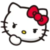 🤩 Эмодзи «⠀ ⠀ ⠀ ⠀ Hello kitty» для Telegram