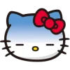 🤩 Эмодзи «⠀ ⠀ ⠀ ⠀ Hello kitty» для Telegram