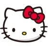 🤩 Эмодзи «⠀ ⠀ ⠀ ⠀ Hello kitty» для Telegram