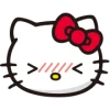 🤩 Эмодзи «⠀ ⠀ ⠀ ⠀ Hello kitty» для Telegram