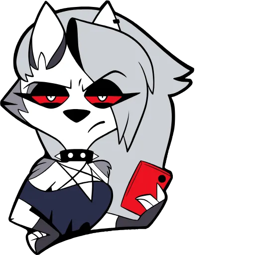 😐 Эмодзи «helluva boss, aint it?» для Telegram