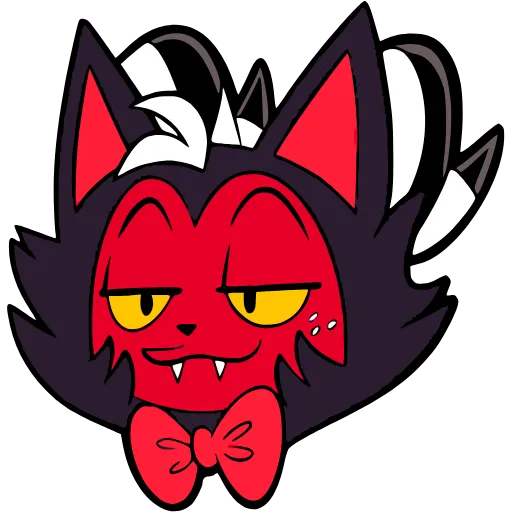 😺 Эмодзи «helluva boss, aint it?» для Telegram