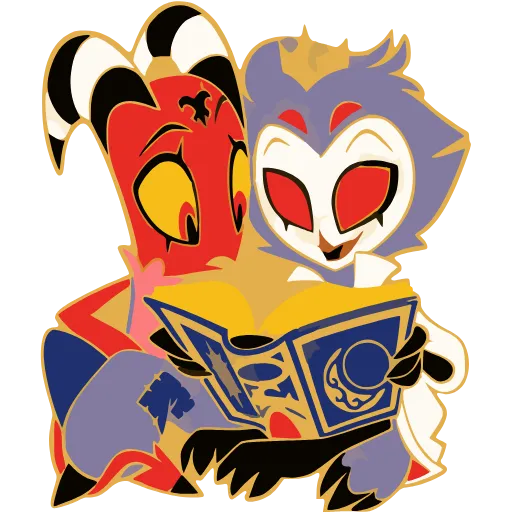 📕 Эмодзи «helluva boss, aint it?» для Telegram