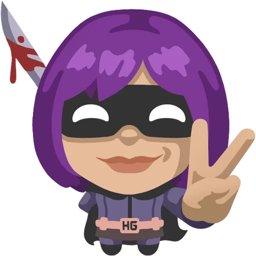 ✌️ Стикер «Heroes» для Telegram