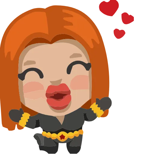 😘 Эмодзи «Heroes» для Telegram