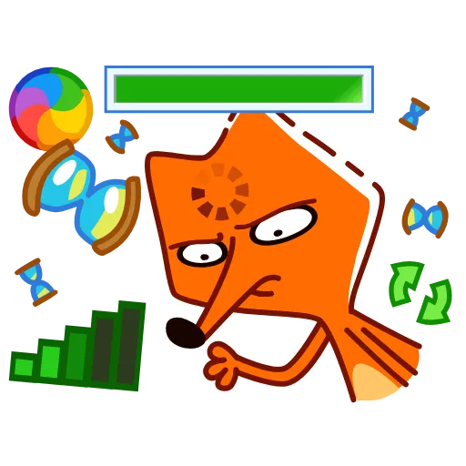😕 Стикер «High Fox» для Telegram