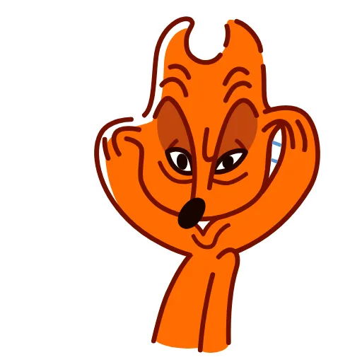 😈 Стикер «High Fox» для Telegram