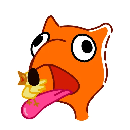 🤪 Стикер «High Fox» для Telegram