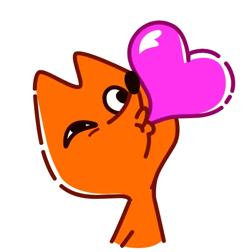 😘 Стикер «High Fox» для Telegram