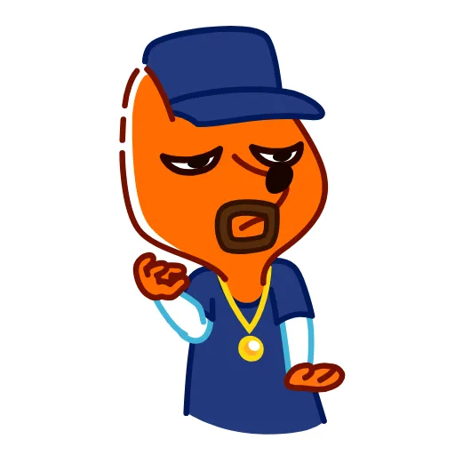 🕺 Стикер «High Fox» для Telegram