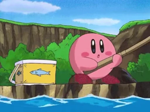 🎣 Стикер «Kirby» для Telegram