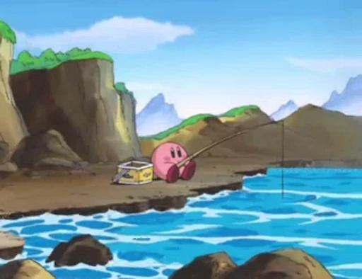 🎣 Стикер «Kirby» для Telegram