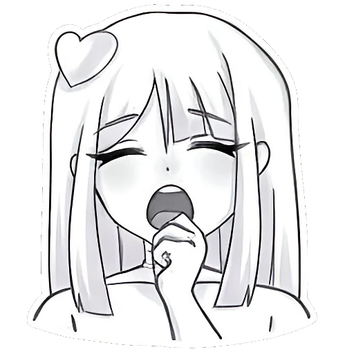 ❤ Стикер «Хикару ТГК» для Telegram