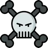 ☠️ Эмодзи «Hippie» для Telegram