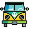 🚍 Эмодзи «Hippie» для Telegram