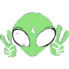 👽 Эмодзи «Хиппи» для Telegram