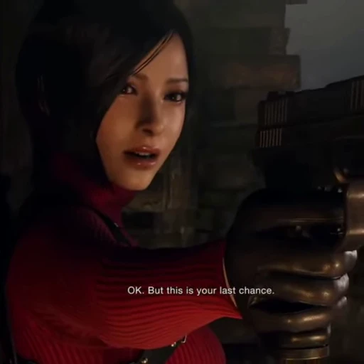 👠 Стикер «Ada Resident Evil 4» для Telegram
