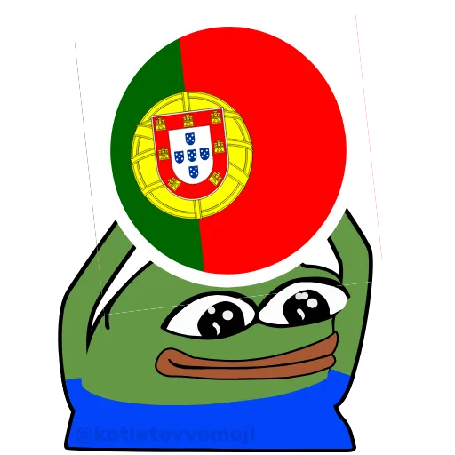 🇵🇹 Эмодзи «Pepe На Евро» для Telegram