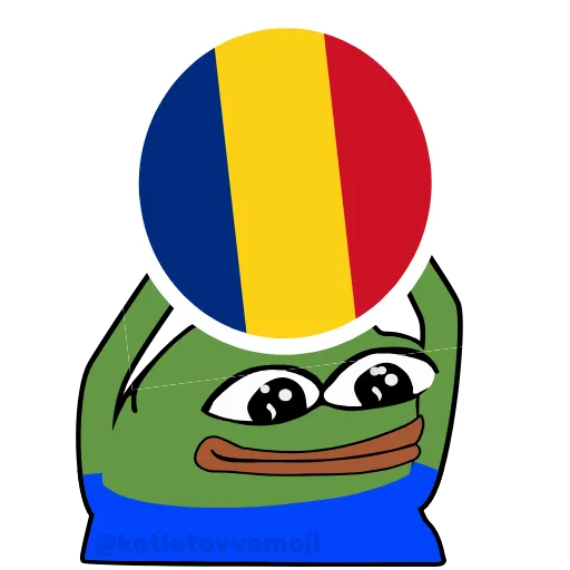 🇷🇴 Эмодзи «Pepe На Евро» для Telegram