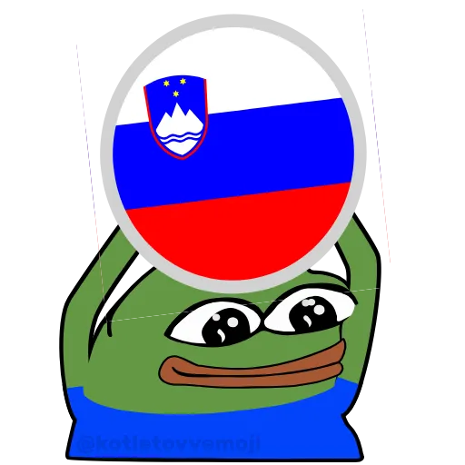 🇸🇮 Эмодзи «Pepe На Евро» для Telegram