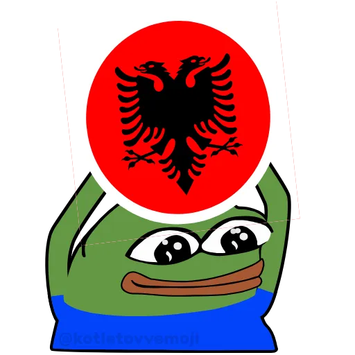 🇦🇱 Эмодзи «Pepe На Евро» для Telegram
