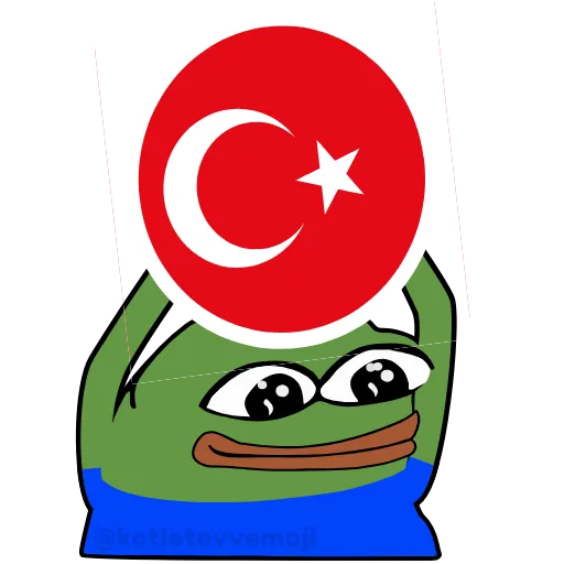 🇹🇷 Эмодзи «Pepe На Евро» для Telegram
