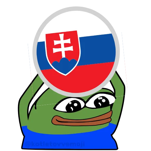 🇸🇰 Эмодзи «Pepe На Евро» для Telegram