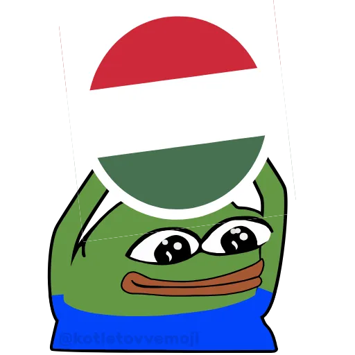 🇭🇺 Эмодзи «Pepe На Евро» для Telegram