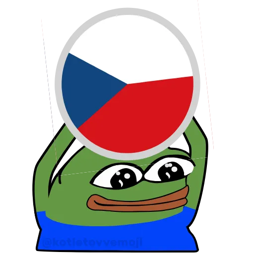 🇨🇿 Эмодзи «Pepe На Евро» для Telegram