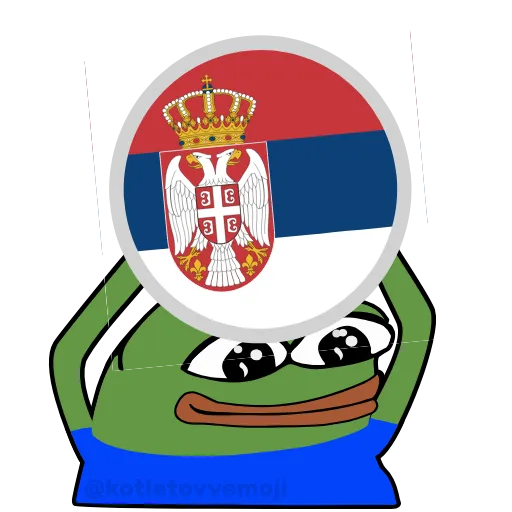 🇷🇸 Эмодзи «Pepe На Евро» для Telegram